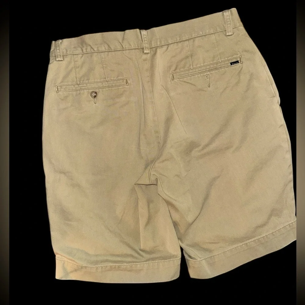 Polo Ralph Lauren Khaki Shorts Men's 29 Relaxed Fit Flat Front